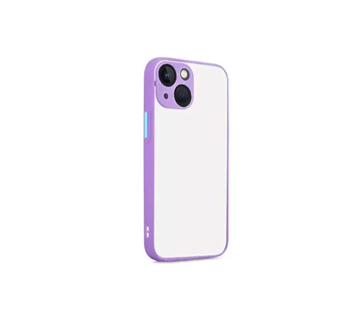 Apple iPhone 13 Kılıf Montreal Silikon Kapak - Mor