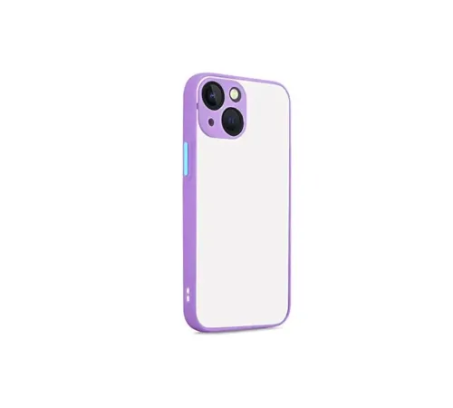 Apple iPhone 13 Kılıf Montreal Silikon Kapak - Mor