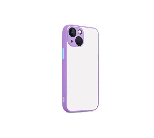 Apple iPhone 13 Kılıf Montreal Silikon Kapak - Mor