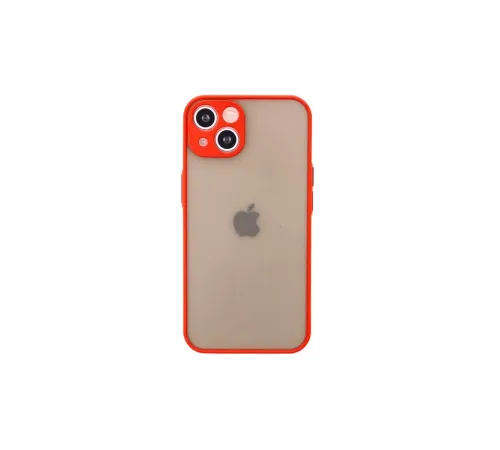 Apple iPhone 13 Mini Kılıf Montreal Silikon Kapak - Kırmızı