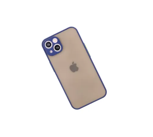 Apple iPhone 13 Mini Kılıf Montreal Silikon Kapak - Lacivert