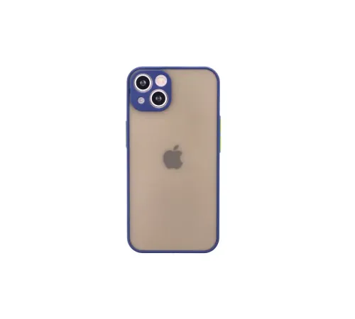 Apple iPhone 13 Mini Kılıf Montreal Silikon Kapak - Lacivert