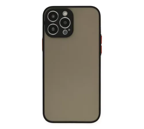 Apple iPhone 13 Pro Kılıf Montreal Silikon Kapak - Siyah