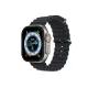 Apple Watch Ultra 49mm Alüminyum Kasa Cam Ekran Koruyucu - Siyah