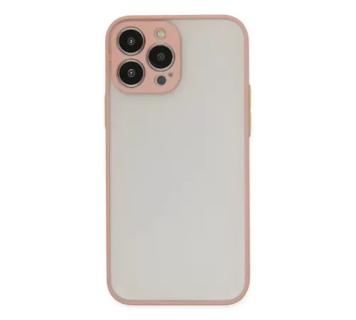 Apple iPhone 13 Pro Kılıf Montreal Silikon Kapak - Pembe