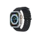 Apple Watch Ultra 49mm Alüminyum Kasa Cam Ekran Koruyucu - Mavi