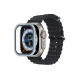 Apple Watch Ultra 49mm Alüminyum Kasa Cam Ekran Koruyucu - Mavi