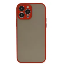 Apple iPhone 13 Pro Max Kılıf Montreal Silikon Kapak - Kırmızı