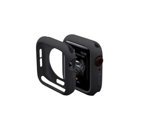 Apple Watch 38mm Silikon Alt Kasa - Siyah