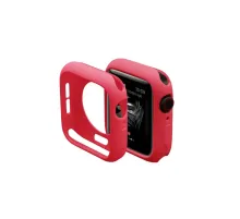 Apple Watch 38mm Silikon Alt Kasa - Kırmızı