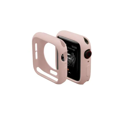 Apple Watch 38mm Silikon Alt Kasa - Pudra