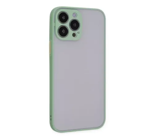 Apple iPhone 13 Pro Max Kılıf Montreal Silikon Kapak - Turkuaz