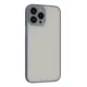 Apple iPhone 13 Pro Max Kılıf Montreal Silikon Kapak - Gri