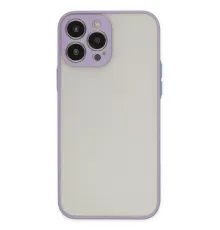 Apple iPhone 13 Pro Max Kılıf Montreal Silikon Kapak - Mor