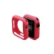 Apple Watch 42mm Silikon Alt Kasa - Kırmızı
