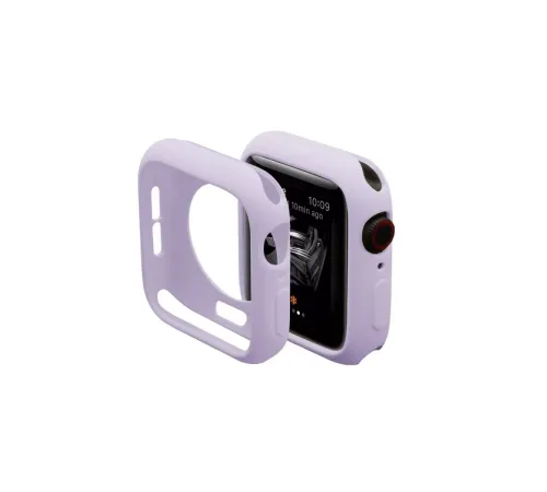Apple Watch 42mm Silikon Alt Kasa - Lila