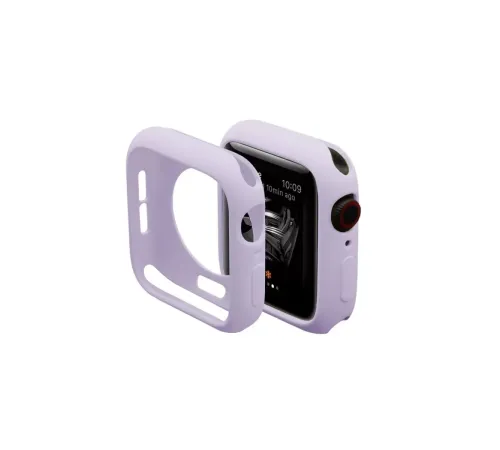 Apple Watch 42mm Silikon Alt Kasa - Lila