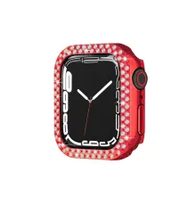 Apple Watch 42mm Taşlı Kasa - Kırmızı