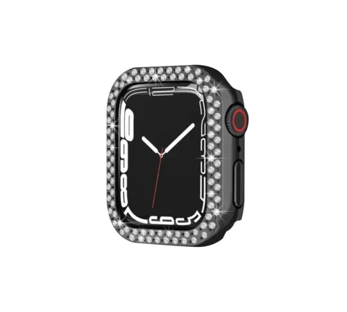 Apple Watch 42mm Taşlı Kasa - Siyah