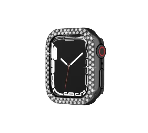 Apple Watch 42mm Taşlı Kasa - Siyah