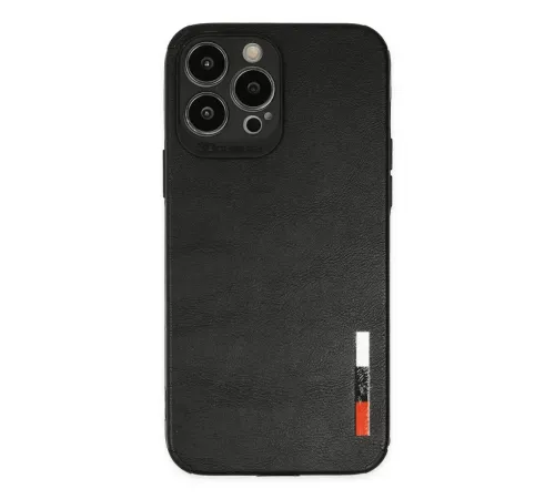 Apple iPhone 13 Pro Max Kılıf Loop Deri Silikon - Siyah