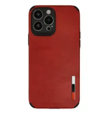 Apple iPhone 13 Pro Max Kılıf Loop Deri Silikon - Kırmızı