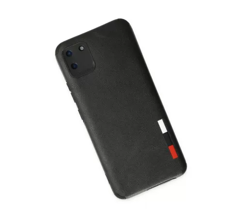 Realme C11 Kılıf Loop Deri Silikon - Siyah