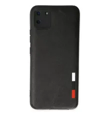 Realme C11 Kılıf Loop Deri Silikon - Siyah