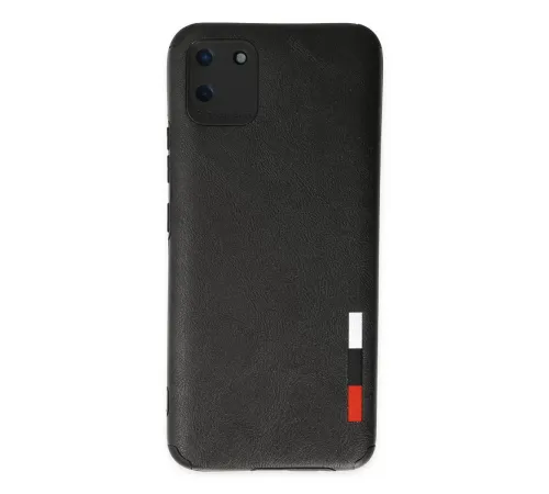 Realme C11 Kılıf Loop Deri Silikon - Siyah