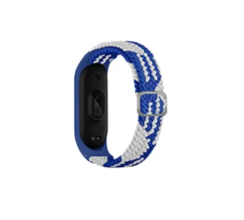 Xiaomi Mi Band 4 Star Kordon - Mavi-Beyaz