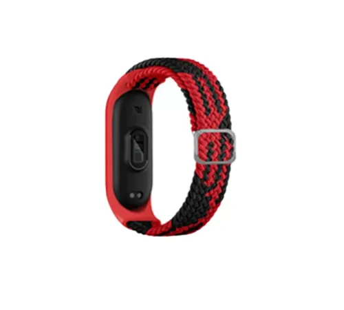 Xiaomi Mi Band 6 Star Kordon - Kırmızı-Siyah