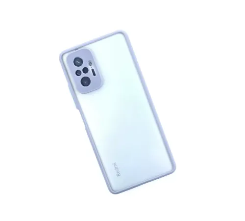 Xiaomi Redmi Note 10 Pro Kılıf Montreal Silikon Kapak - Gri