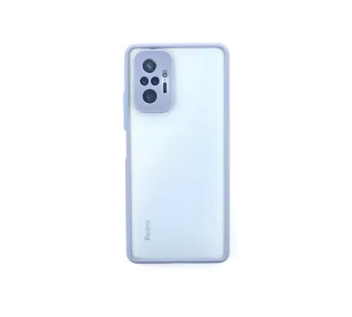 Xiaomi Redmi Note 10 Pro Kılıf Montreal Silikon Kapak - Gri