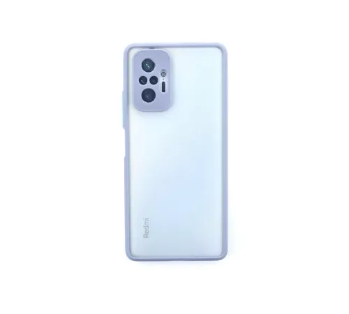 Xiaomi Redmi Note 10 Pro Kılıf Montreal Silikon Kapak - Gri
