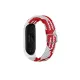 Xiaomi Mi Band 6 Star Kordon - Beyaz-Kırmızı