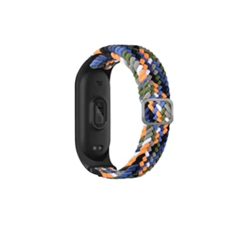 Xiaomi Mi Band 6 Star Kordon - Gri-Turuncu
