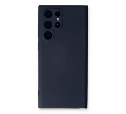 Samsung Galaxy S24 Ultra Kılıf Nano içi Kadife Silikon - Lacivert