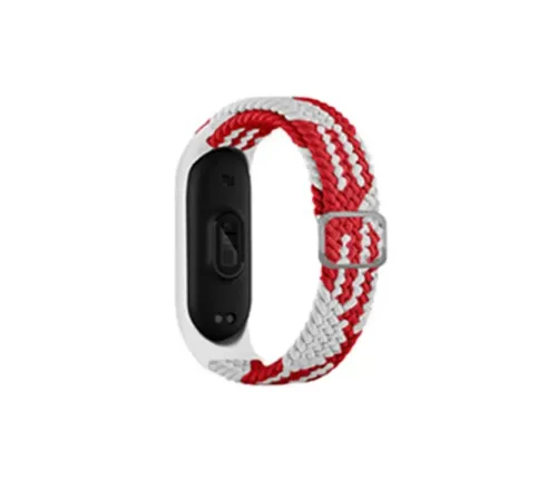 Xiaomi Mi Band 7 Star Kordon - Beyaz-Kırmızı