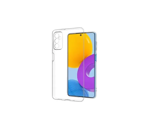 Samsung Galaxy M52 5G Kılıf Deluxe 2mm Şeffaf Silikon - Şeffaf
