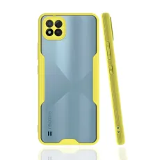 Realme C11 2021 Kılıf Platin Silikon - Sarı