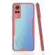 Vivo Y53S Kılıf Platin Silikon - Pembe