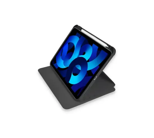 Apple iPad 10.2 (7.nesil) Kılıf Starling 360 Kalemlikli Tablet Kılıf - Siyah