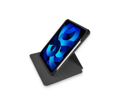 Apple iPad 10.2 (7.nesil) Kılıf Starling 360 Kalemlikli Tablet Kılıf - Siyah