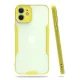 Apple iPhone 12 Kılıf Platin Silikon - Sarı