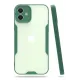 Apple iPhone 12 Kılıf Platin Silikon - Yeşil
