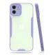 Apple iPhone 12 Kılıf Platin Silikon - Lila