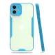 Apple iPhone 12 Kılıf Platin Silikon - Mavi
