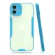 Apple iPhone 12 Kılıf Platin Silikon - Mavi