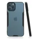 Apple iPhone 12 Pro Max Kılıf Platin Silikon - Siyah