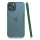 Apple iPhone 12 Pro Max Kılıf Platin Silikon - Yeşil